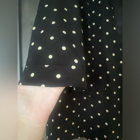Black and Cream polka dot Forever 21+ open blazer, NWOT, sz 3X - Picture 5 of 6